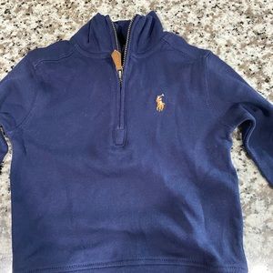 POLO Ralph Lauren navy half zip size 2T
